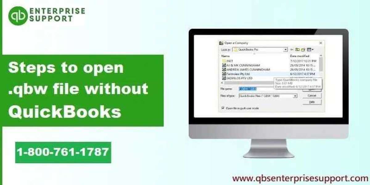 How to Open QBB, QBW and QBX File without QuickBooks?