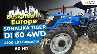 देखें इस ट्रैक्टर का दम I Powerful Sonalika Tiger DI 60 Tractor, Features, Review I #tractorkarvan