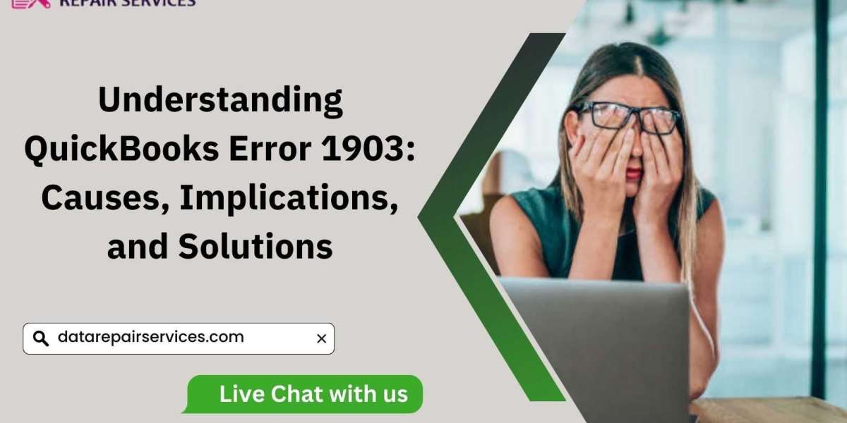 Understanding QuickBooks Error 1903: Causes, Implications, and Solutions